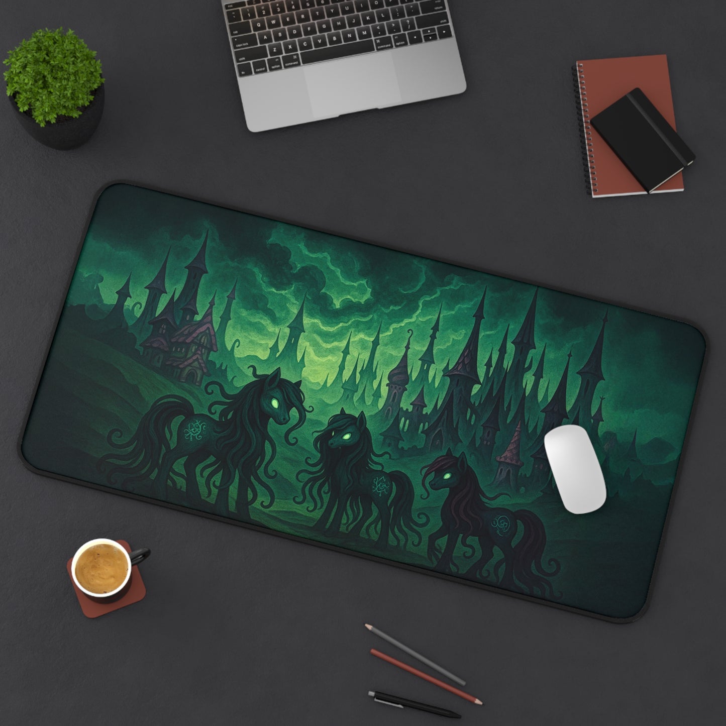 Eldritch Pony 'Friendship is ZALGO' - Desk Mat