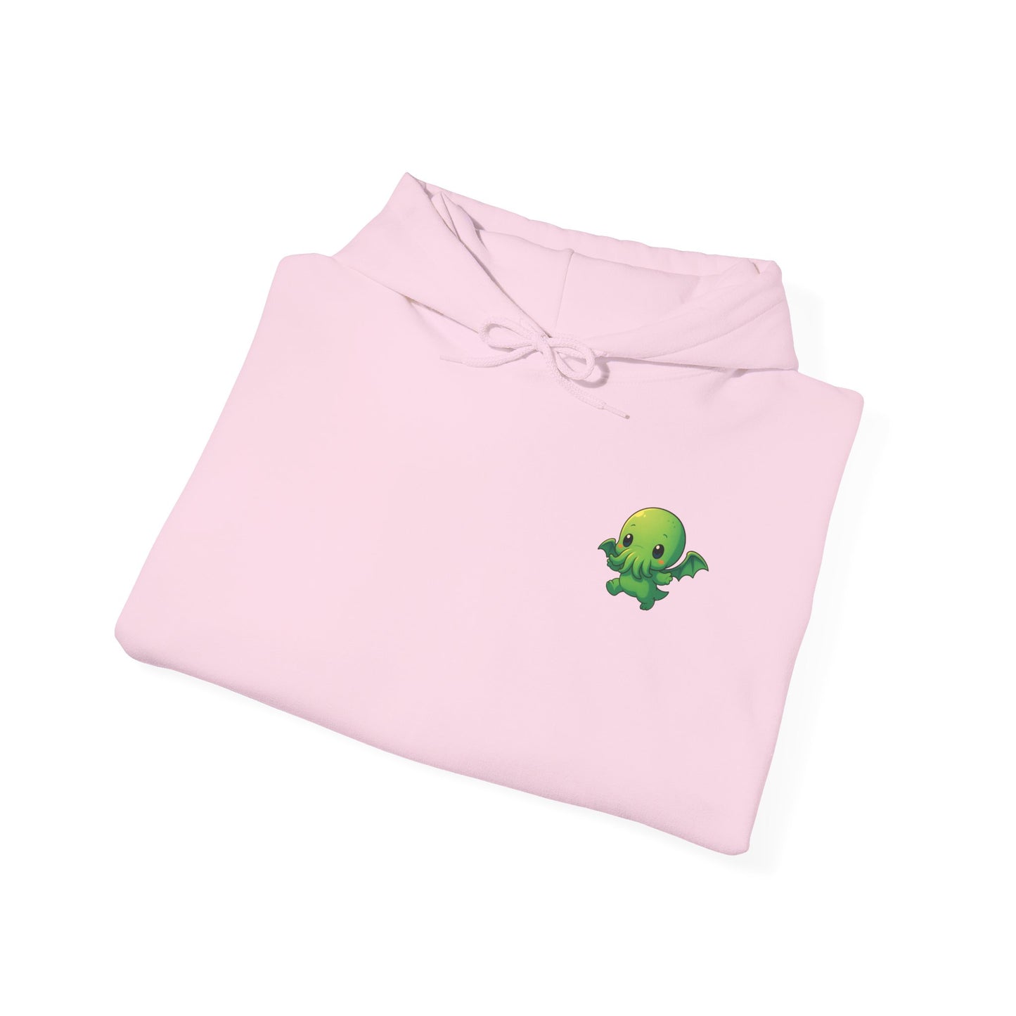 Kawaii Cthulhu Meadow Hoodie - Cute Eldritch Fleece Hooded Sweatshirt