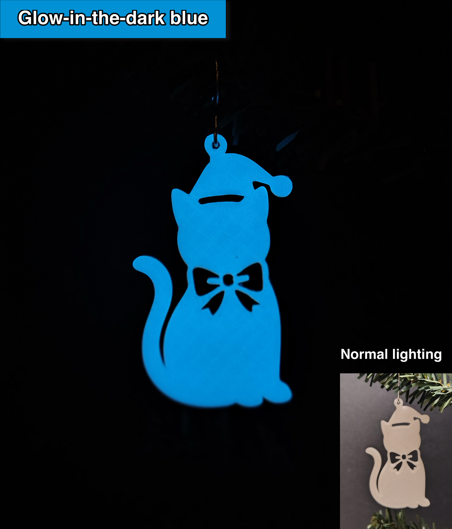 Holiday Cat Ornament