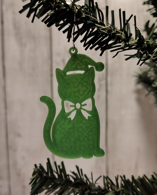 Holiday Cat Ornament