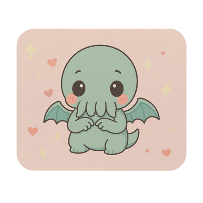 Shy Chibi Cthulhu - Mouse Pad