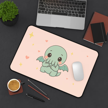 Shy Chibi Cthulhu - Desk Mat