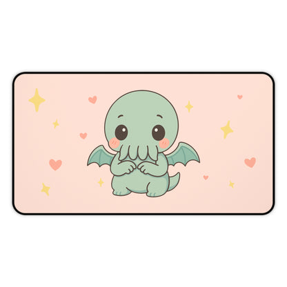 Shy Chibi Cthulhu - Desk Mat