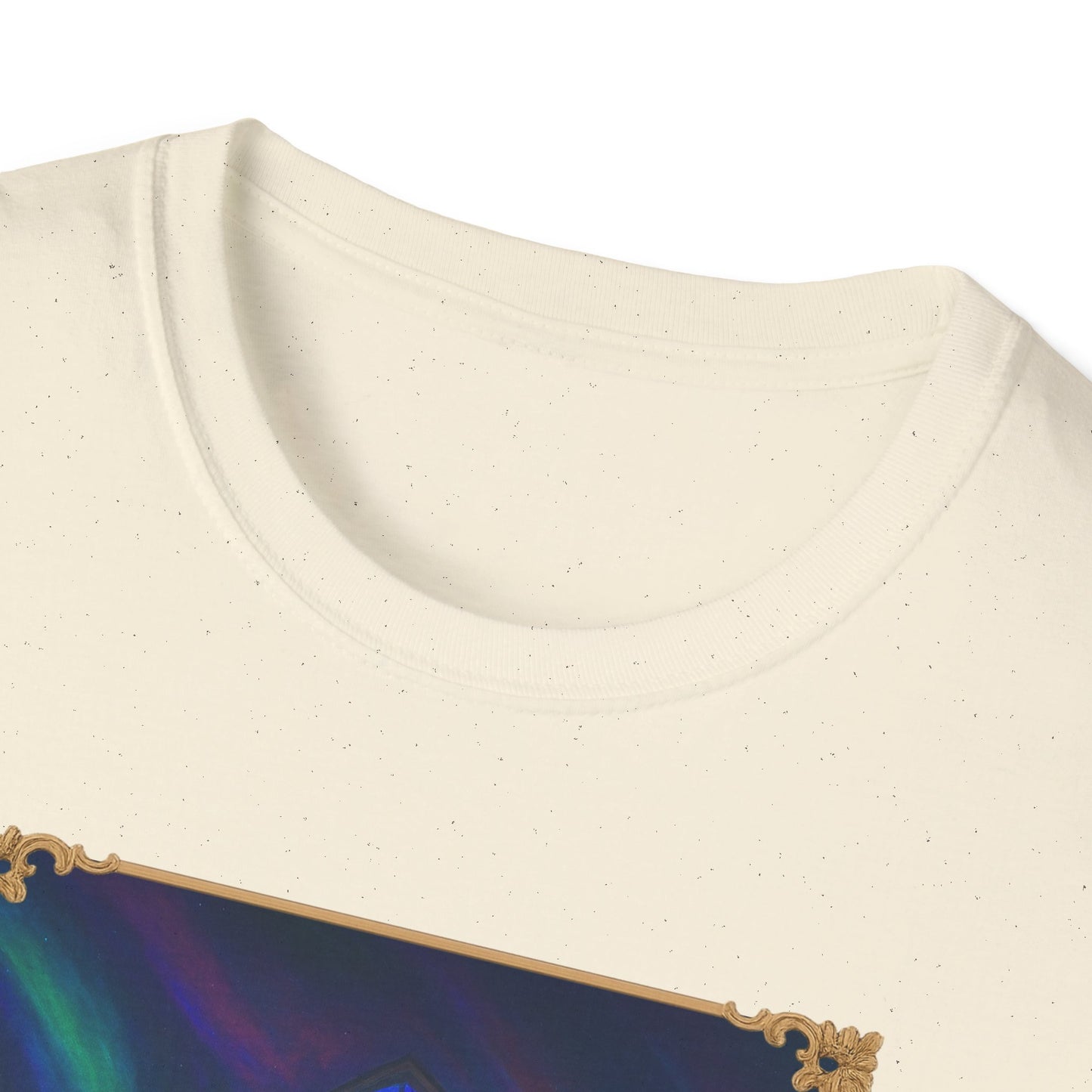 Knight Cat Stained Glass Sandwich T Shirt - Medieval Fantasy Cat in Armor Tee, Whimsical Cat Lover Gift Shirt