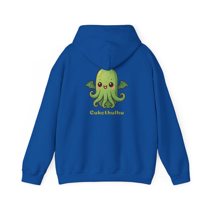 Cukethulhu Hoodie - Kawaii Cthulhu Fleece Hooded Sweatshirt for Veggie Lovers