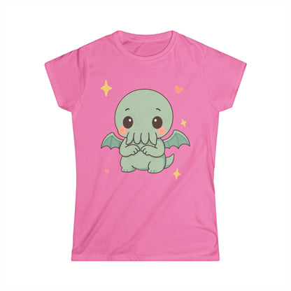 Shy Chibi Cthulhu - Women's T-Shirt