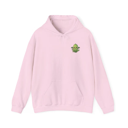 Cukethulhu Hoodie - Kawaii Cthulhu Fleece Hooded Sweatshirt for Veggie Lovers