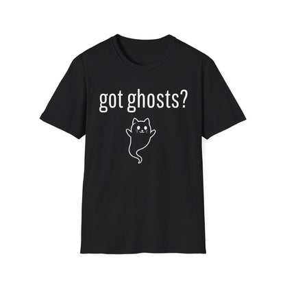 Got Ghosts? Gettysburg Does! Unisex Shirt - Cute Cat Ghosts Souvenir Tee, Front & Back Print