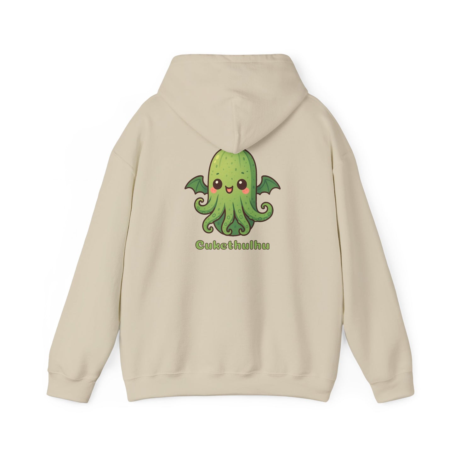Cukethulhu Hoodie - Kawaii Cthulhu Fleece Hooded Sweatshirt for Veggie Lovers