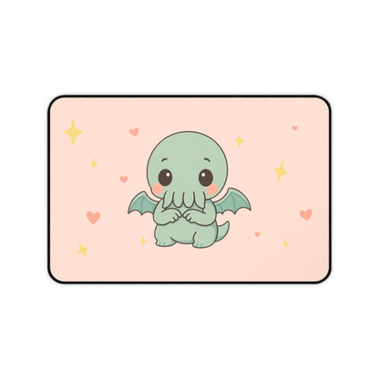 Shy Chibi Cthulhu - Desk Mat