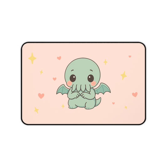 Shy Chibi Cthulhu - Desk Mat