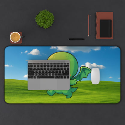 Blissful Chibi Cthulhu - Desk Mat