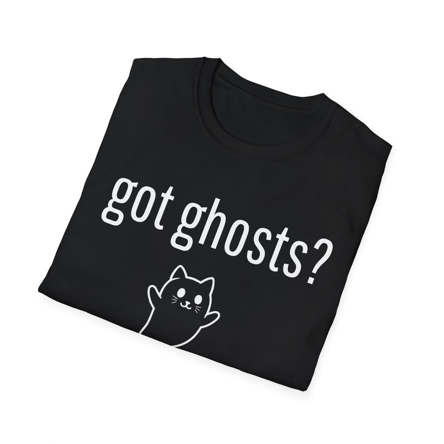 Got Ghosts? Gettysburg Does! Unisex Shirt - Cute Cat Ghosts Souvenir Tee, Front & Back Print