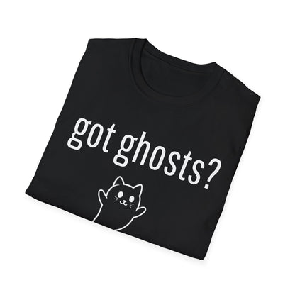 Got Ghosts? Gettysburg Does! Unisex Shirt - Cute Cat Ghosts Souvenir Tee, Front & Back Print