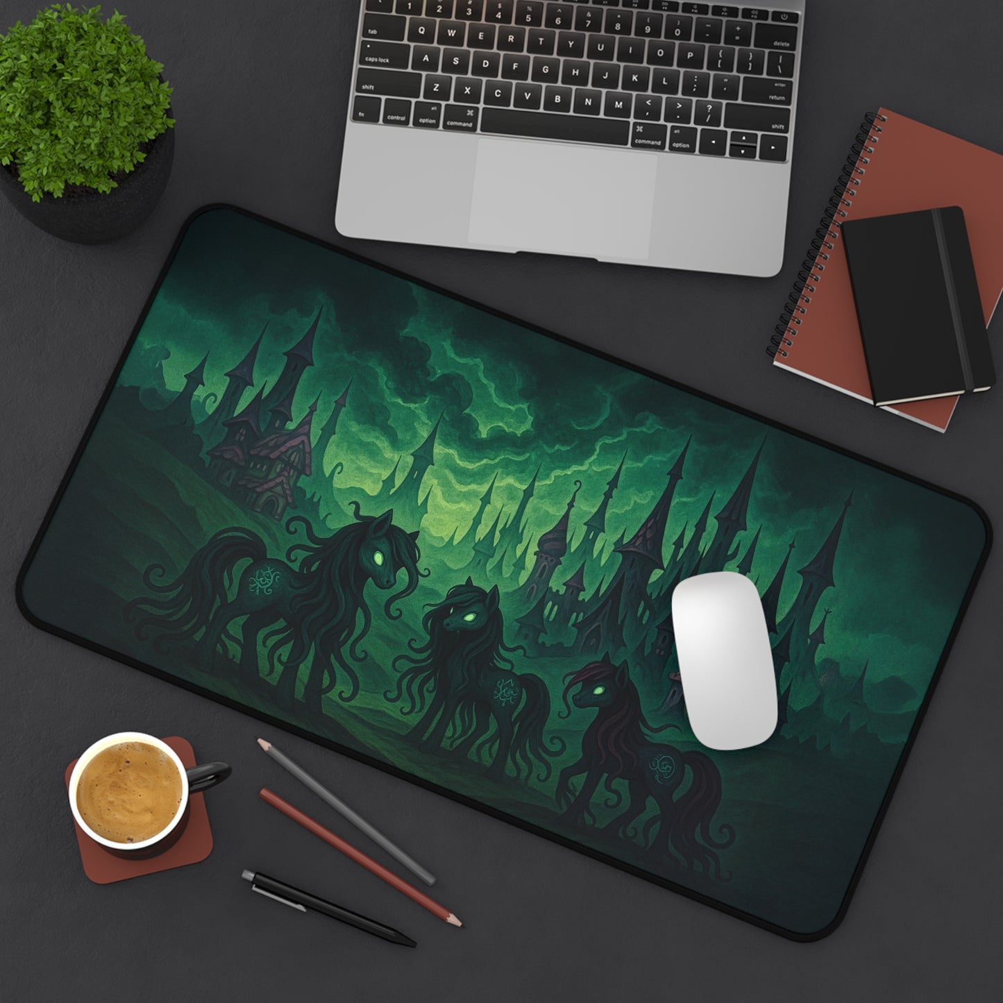 Eldritch Pony 'Friendship is ZALGO' - Desk Mat