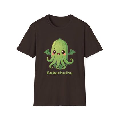 Cukethulhu Tee - Kawaii Cthulhu Shirt for Veggie Lovers