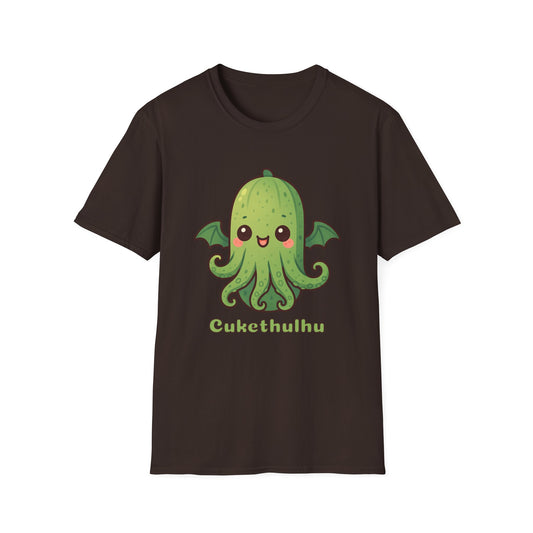 Cukethulhu Tee - Kawaii Cthulhu Shirt for Veggie Lovers