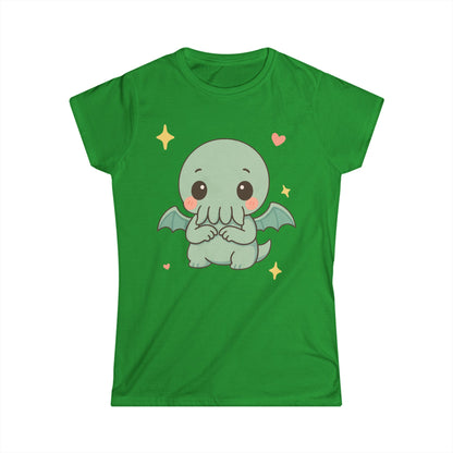 Shy Chibi Cthulhu - Women's T-Shirt