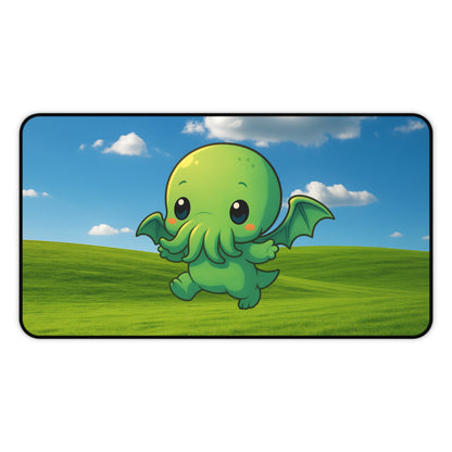 Blissful Chibi Cthulhu - Desk Mat