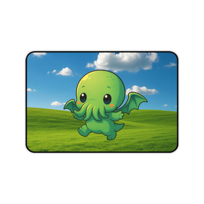 Blissful Chibi Cthulhu - Desk Mat