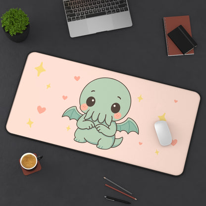 Shy Chibi Cthulhu - Desk Mat