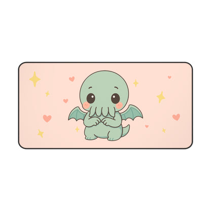 Shy Chibi Cthulhu - Desk Mat
