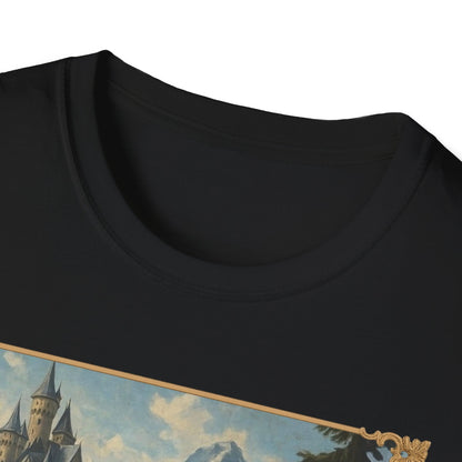 Adventurous Kitten T-Shirt - Fantasy Explorer Cat Shirt, Unisex Cotton Tee