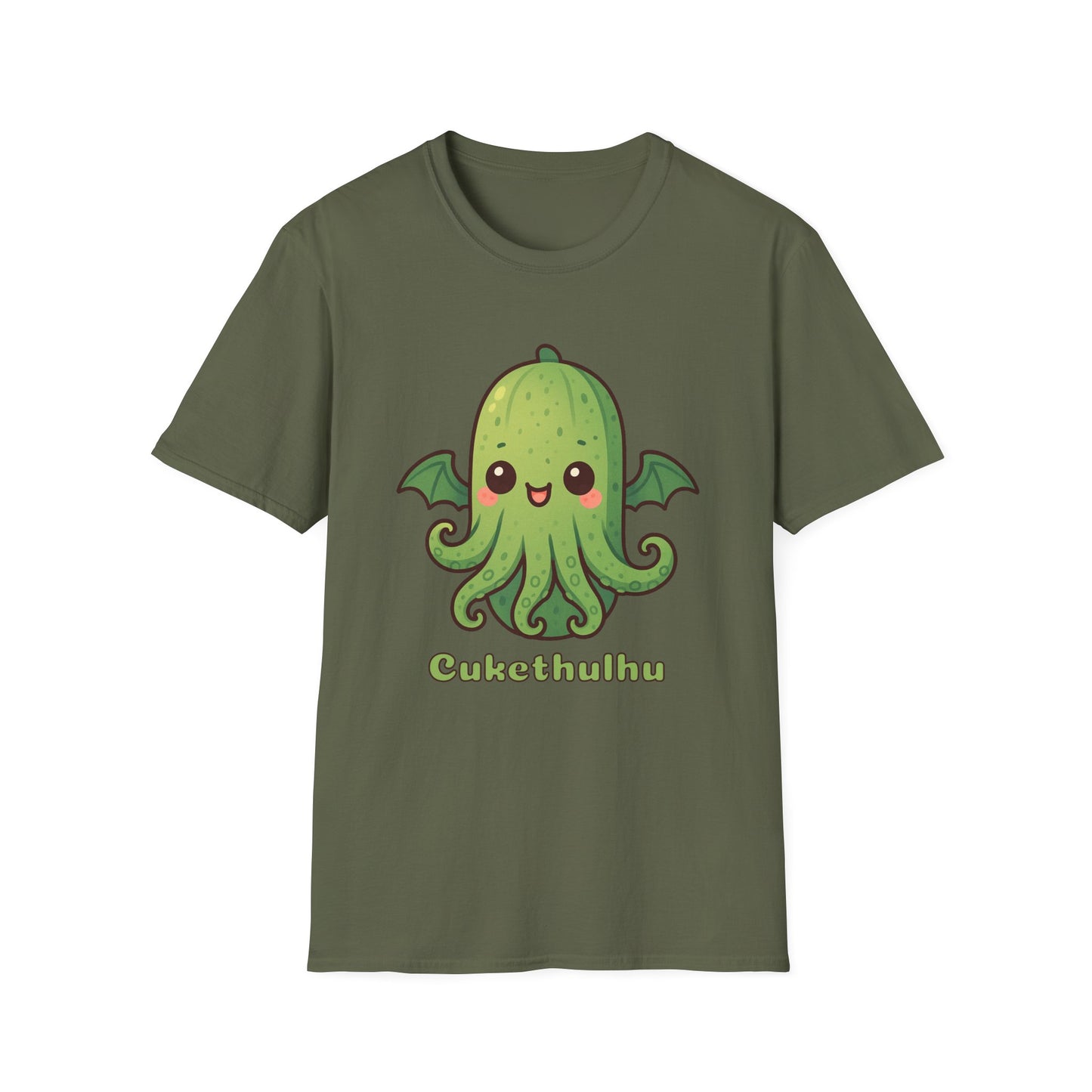 Cukethulhu Tee - Kawaii Cthulhu Shirt for Veggie Lovers
