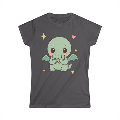 Shy Chibi Cthulhu - Women's T-Shirt
