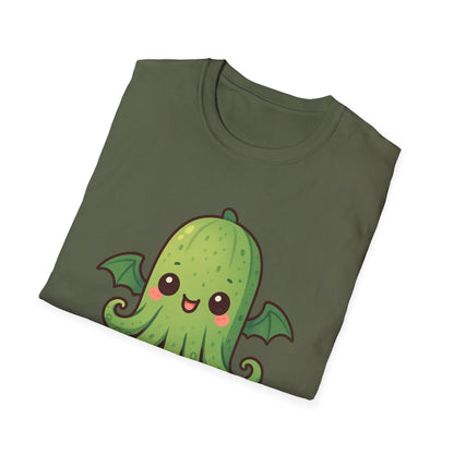 Cukethulhu Tee - Kawaii Cthulhu Shirt for Veggie Lovers