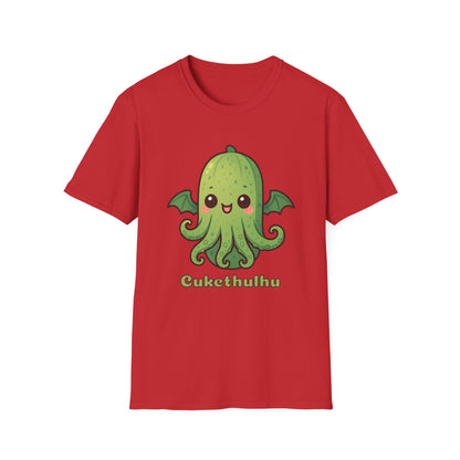 Cukethulhu Tee - Kawaii Cthulhu Shirt for Veggie Lovers