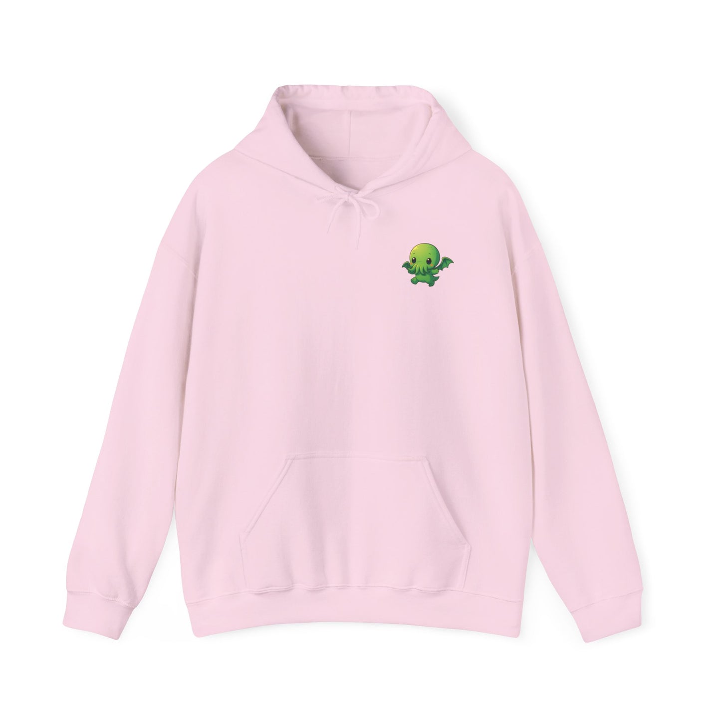 Kawaii Cthulhu Meadow Hoodie - Cute Eldritch Fleece Hooded Sweatshirt
