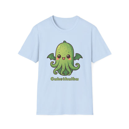 Cukethulhu Tee - Kawaii Cthulhu Shirt for Veggie Lovers