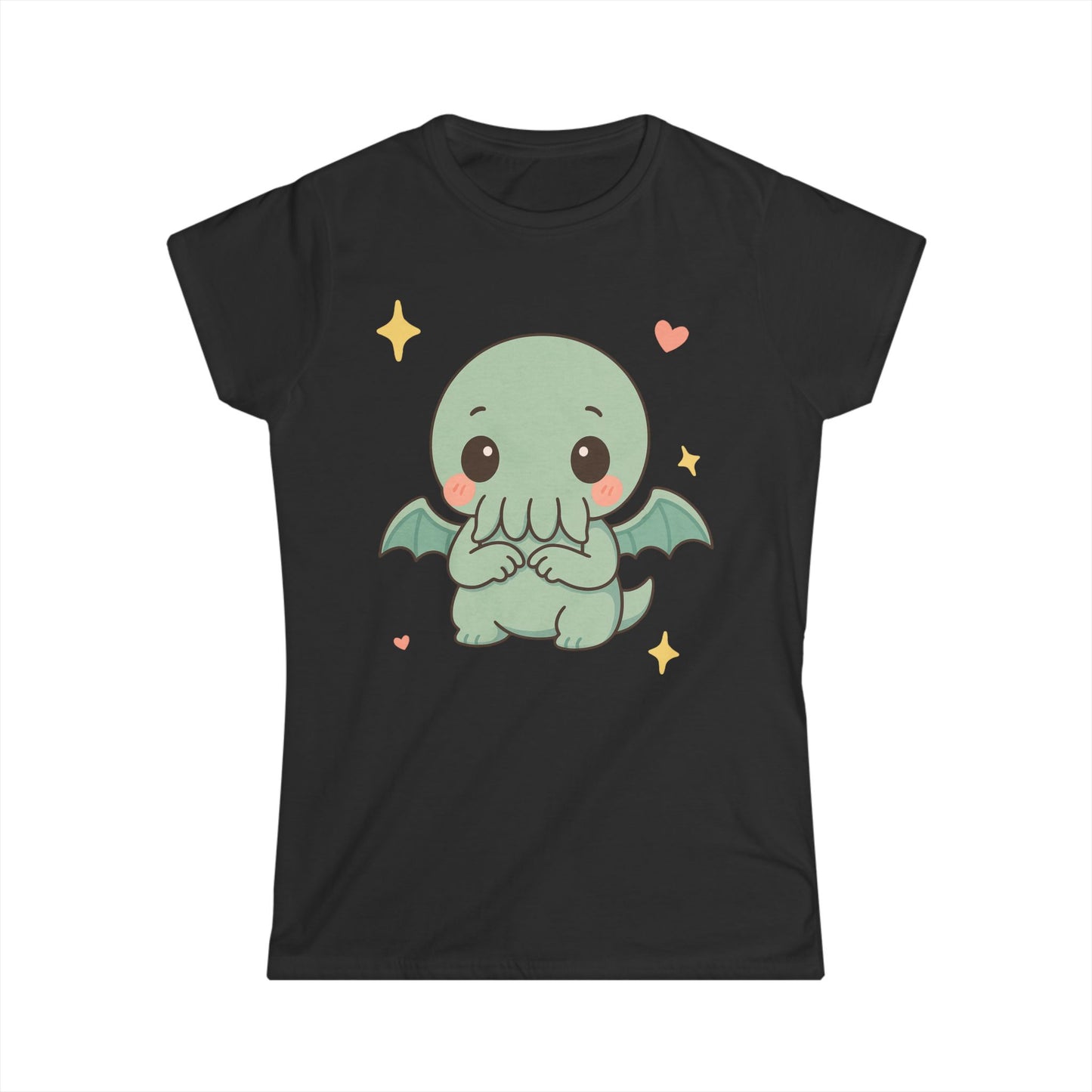 Shy Chibi Cthulhu - Women's T-Shirt