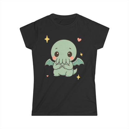 Shy Chibi Cthulhu - Women's T-Shirt
