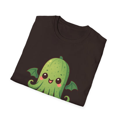 Cukethulhu Tee - Kawaii Cthulhu Shirt for Veggie Lovers