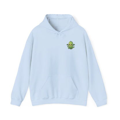 Cukethulhu Hoodie - Kawaii Cthulhu Fleece Hooded Sweatshirt for Veggie Lovers