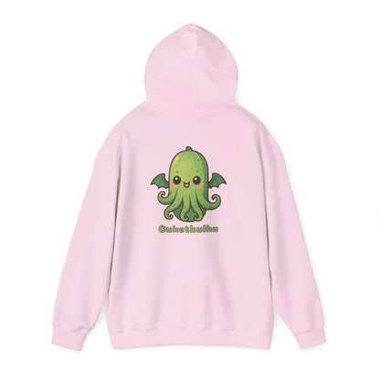 Cukethulhu Hoodie - Kawaii Cthulhu Fleece Hooded Sweatshirt for Veggie Lovers