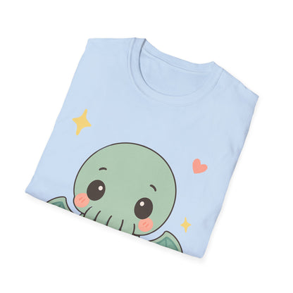 Kawaii Cthulhu Unisex T-Shirt - Cute Chibi Horror Tee