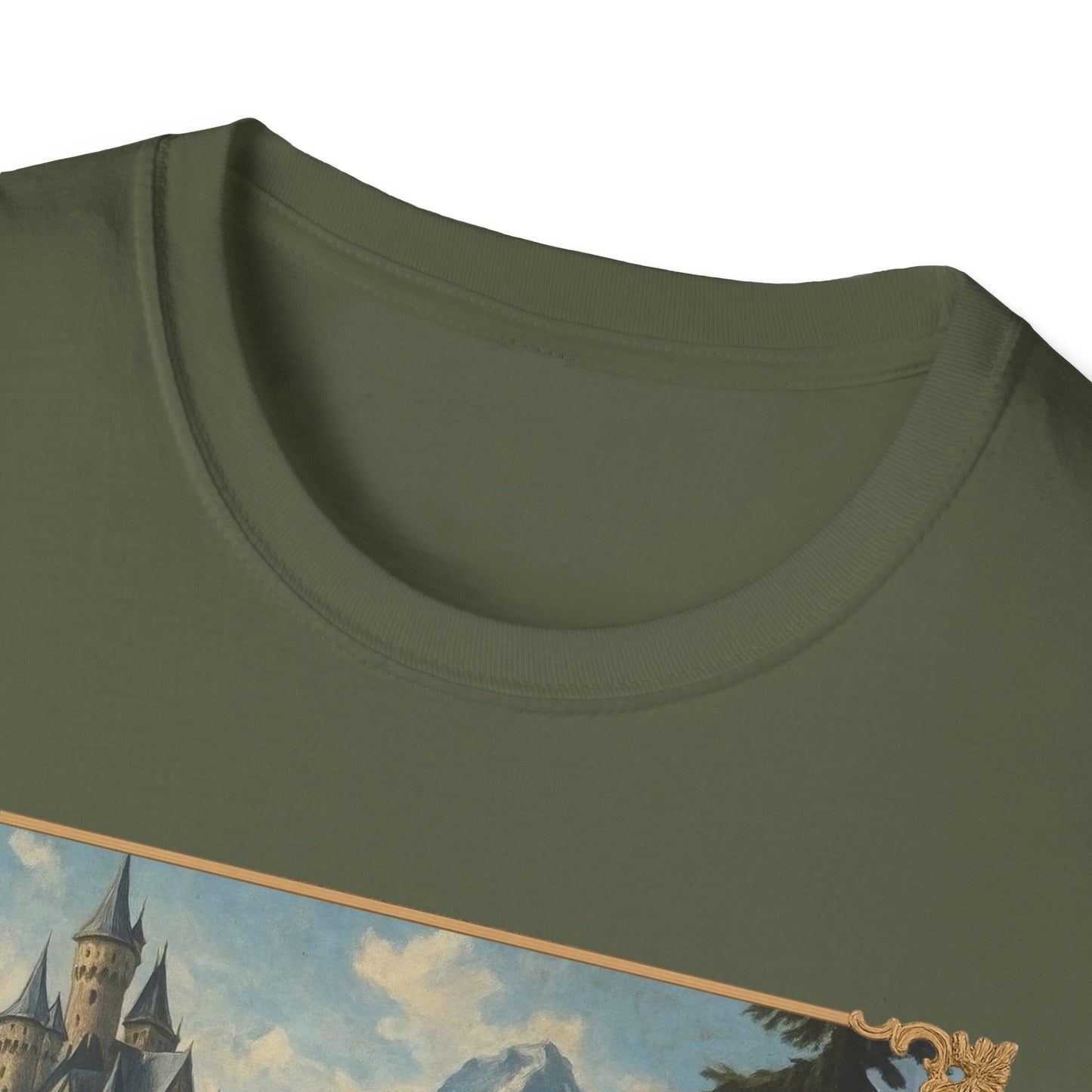 Adventurous Kitten T-Shirt - Fantasy Explorer Cat Shirt, Unisex Cotton Tee