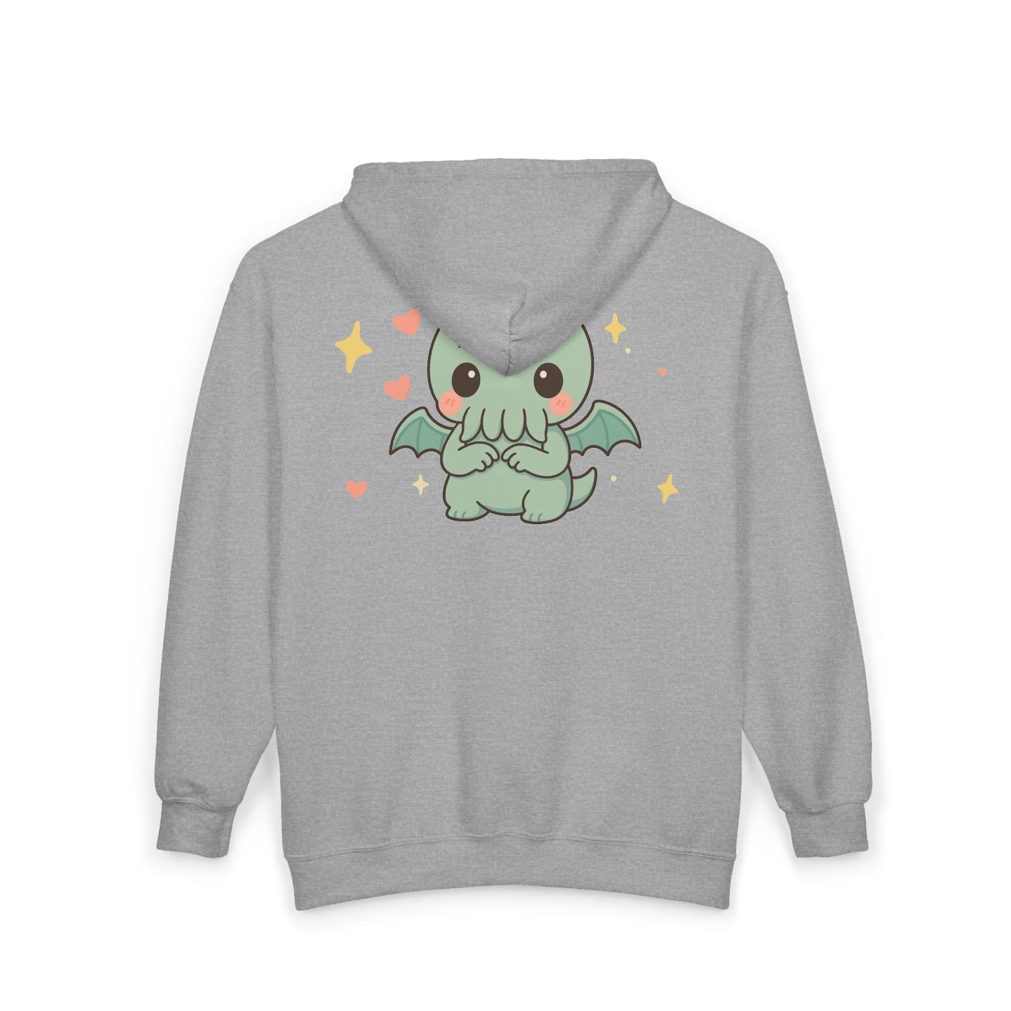 Shy Chibi Cthulhu - Unisex Zip Hoodie