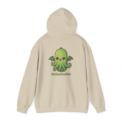 Cukethulhu Hoodie - Kawaii Cthulhu Fleece Hooded Sweatshirt for Veggie Lovers