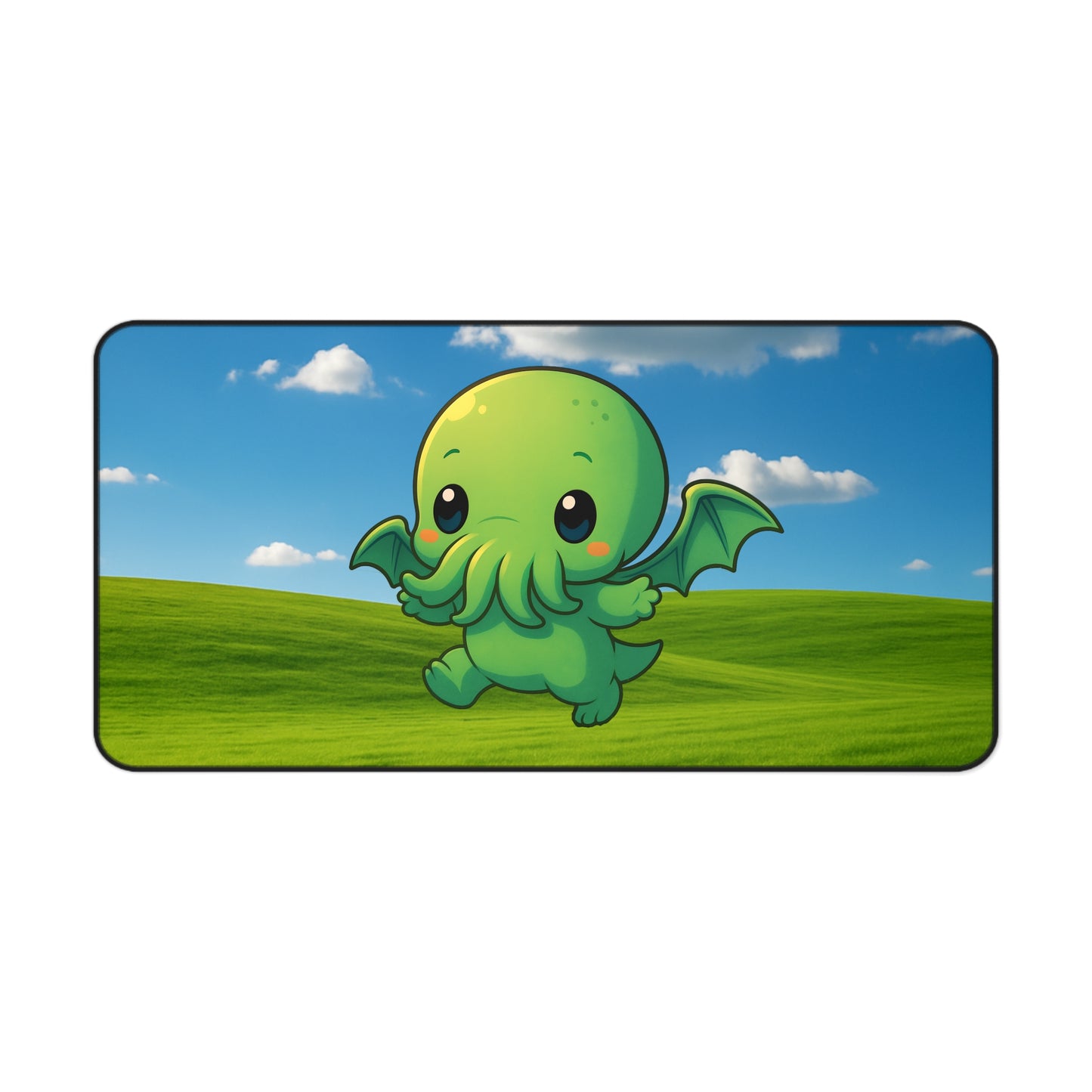 Blissful Chibi Cthulhu - Desk Mat