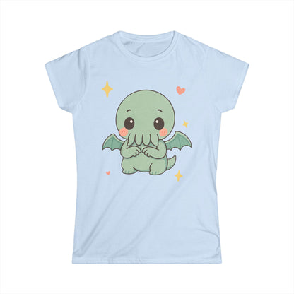 Shy Chibi Cthulhu - Women's T-Shirt