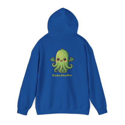 Cukethulhu Hoodie - Kawaii Cthulhu Fleece Hooded Sweatshirt for Veggie Lovers