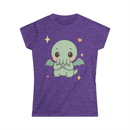 Shy Chibi Cthulhu - Women's T-Shirt