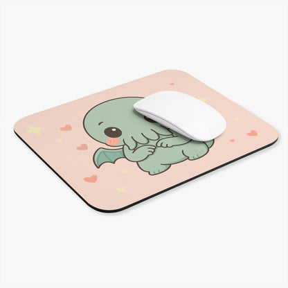 Shy Chibi Cthulhu - Mouse Pad