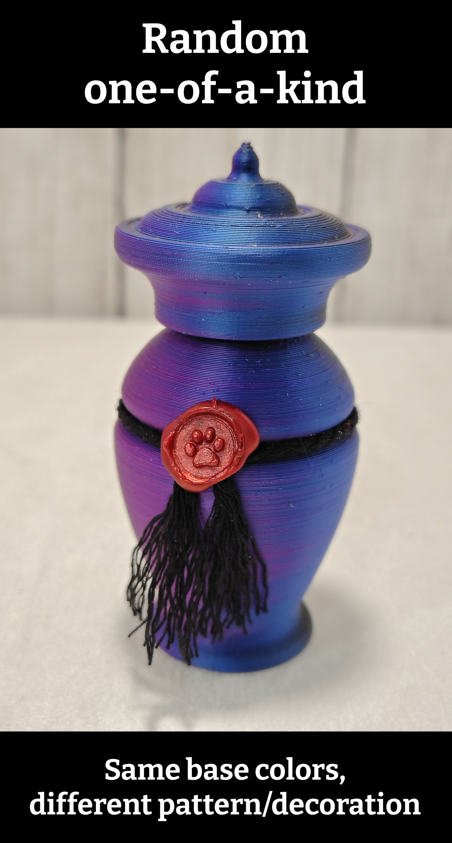 Victorian Urn Catnip Shaker - Twilight Requiem