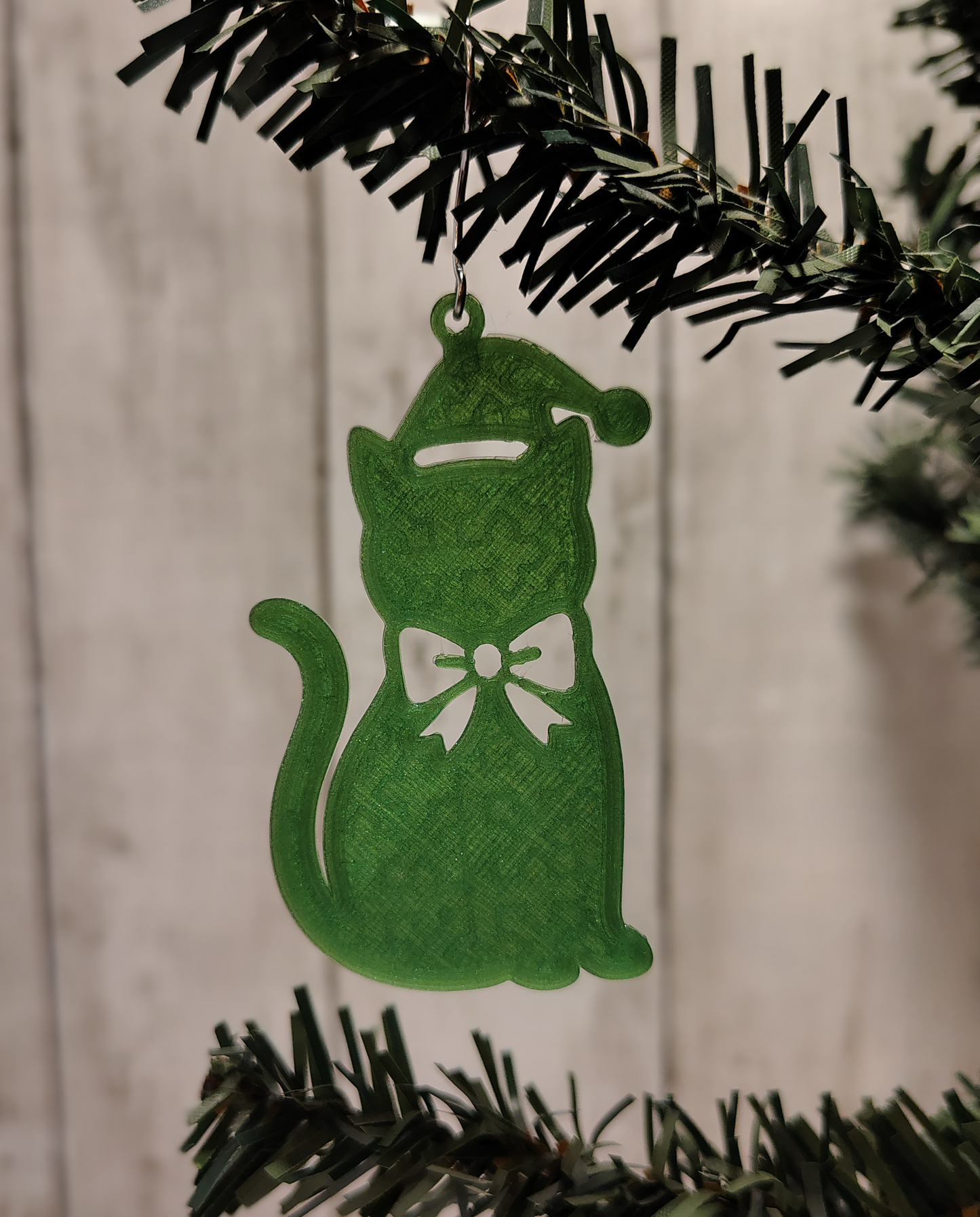 Holiday Cat Ornament