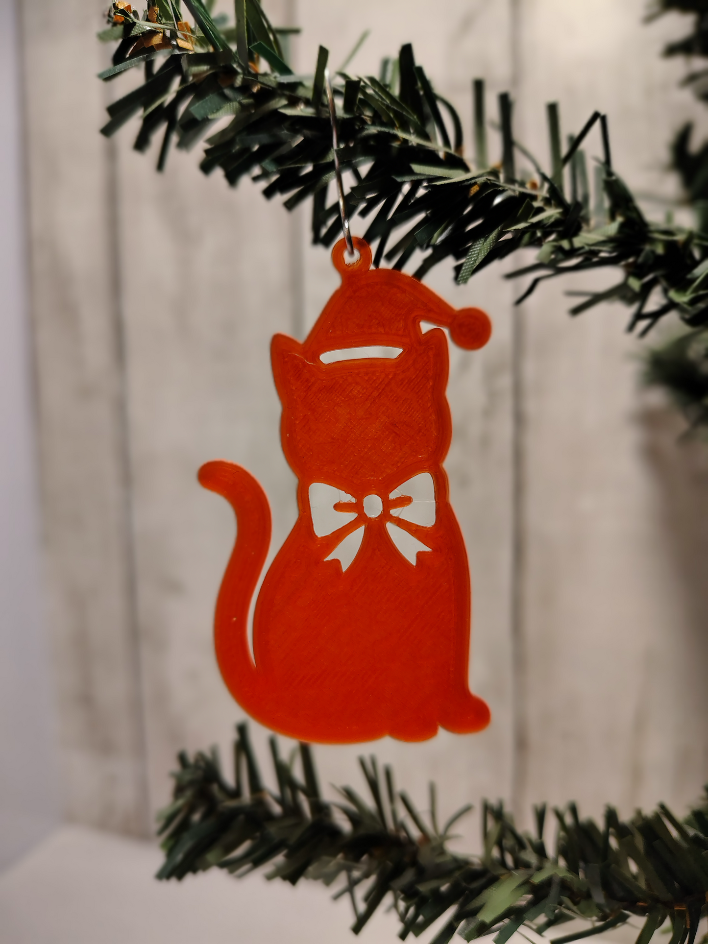 Holiday Cat Ornament